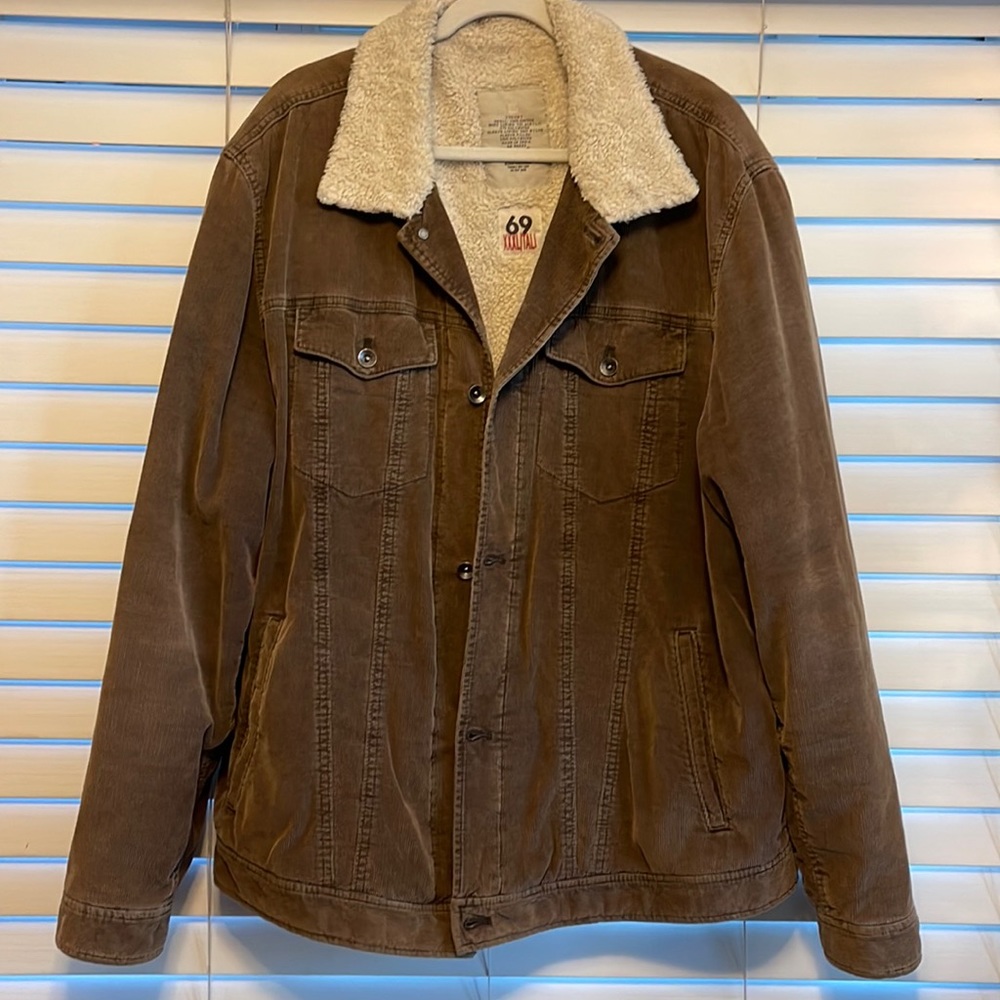 Sherpa and Corduroy Jacket - GAP